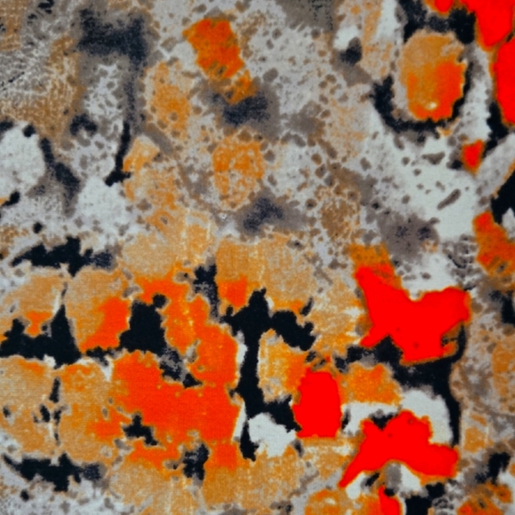 Beige by eci Black and Orange Sheath Dress with Bateau Neckline - Picture 6 of 6